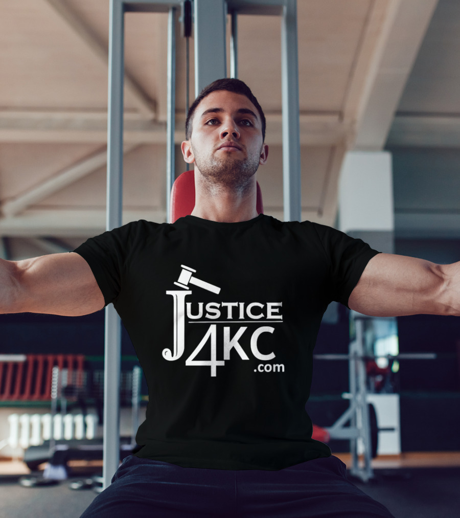 Justice 4KC .com Logo With Gavel T-Shirt