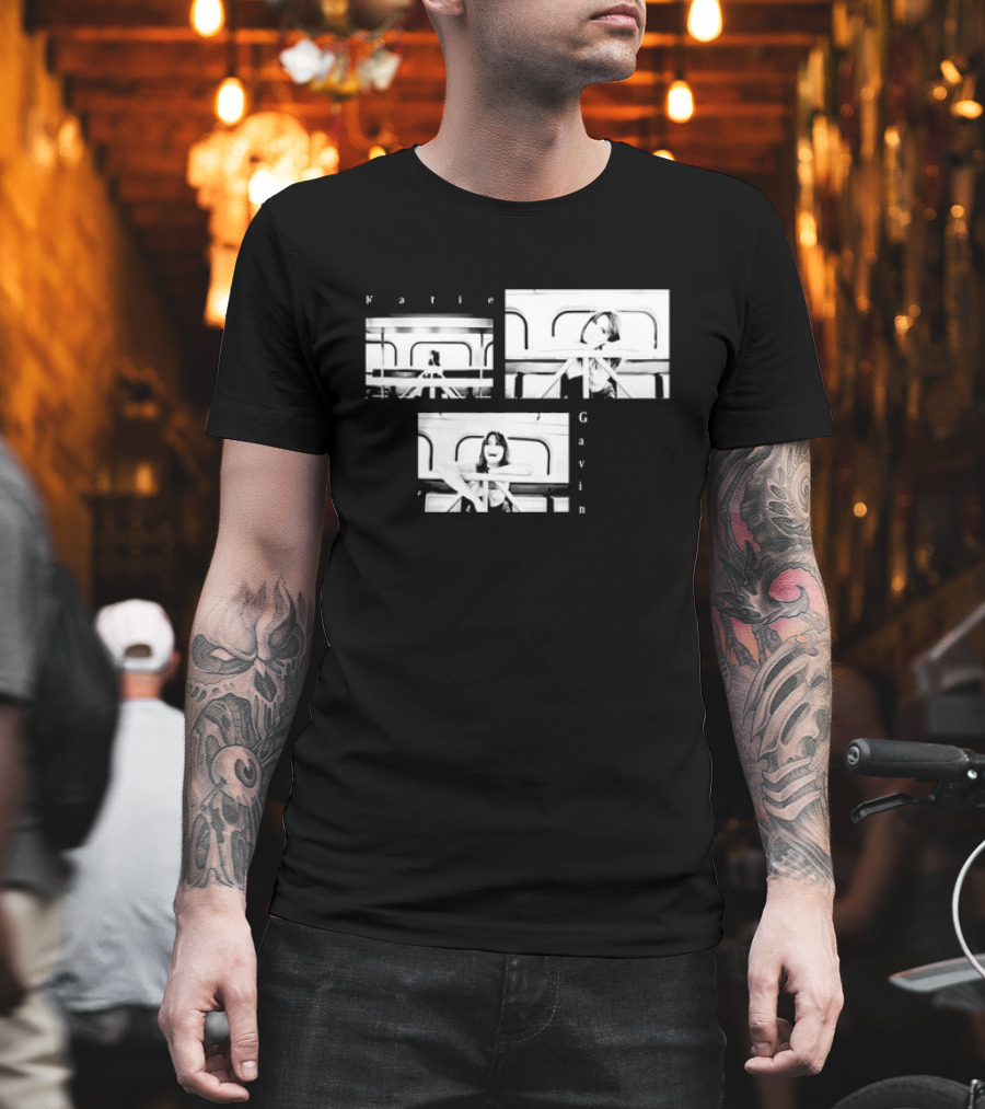 Katie Gavin Black And White Photo Triptych T-Shirt