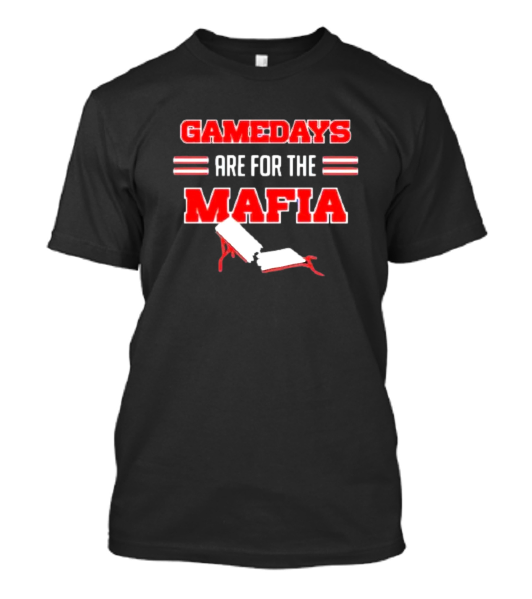 Gamedays Are For The Mafia Broken Table T-Shirt