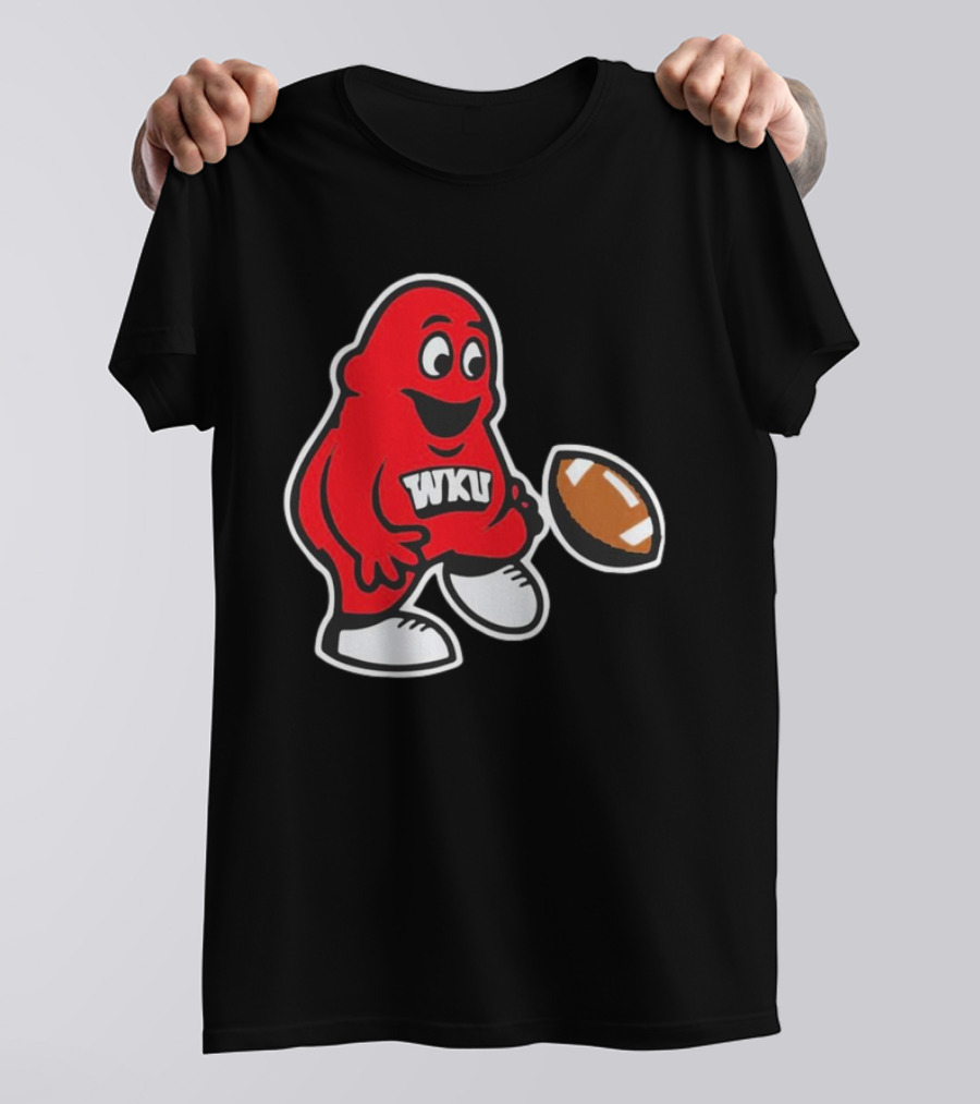Western Kentucky Hilltoppers WKU Big Red Football Mascot T-Shirt