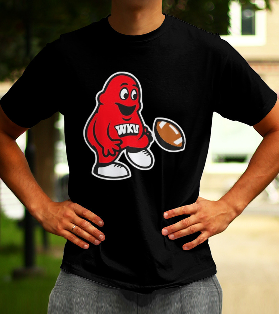 Western Kentucky Hilltoppers WKU Big Red Football Mascot T-Shirt