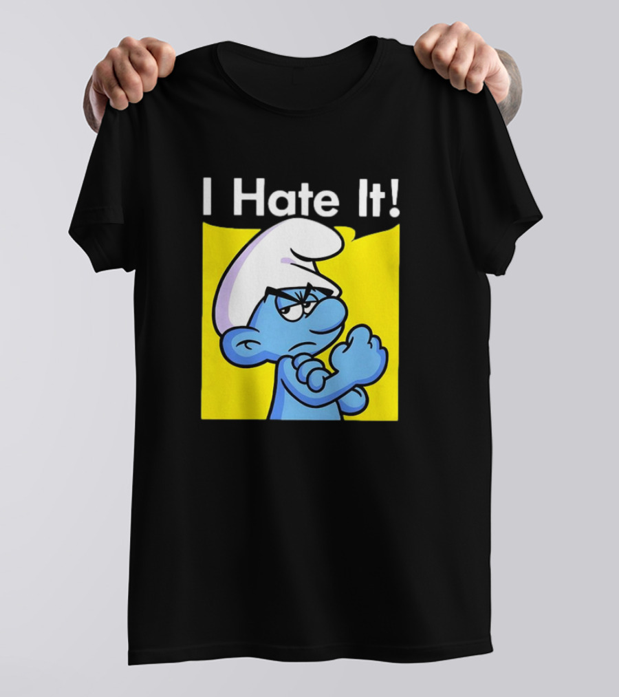 I Hate It Grouchy Smurf Rosie The Riveter T-Shirt