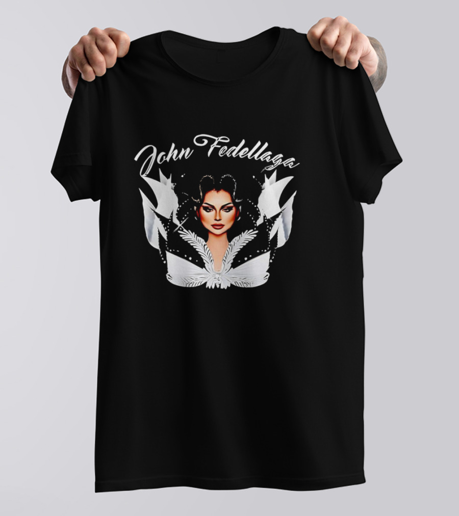John Fedellaga White Feather Queen T-Shirt
