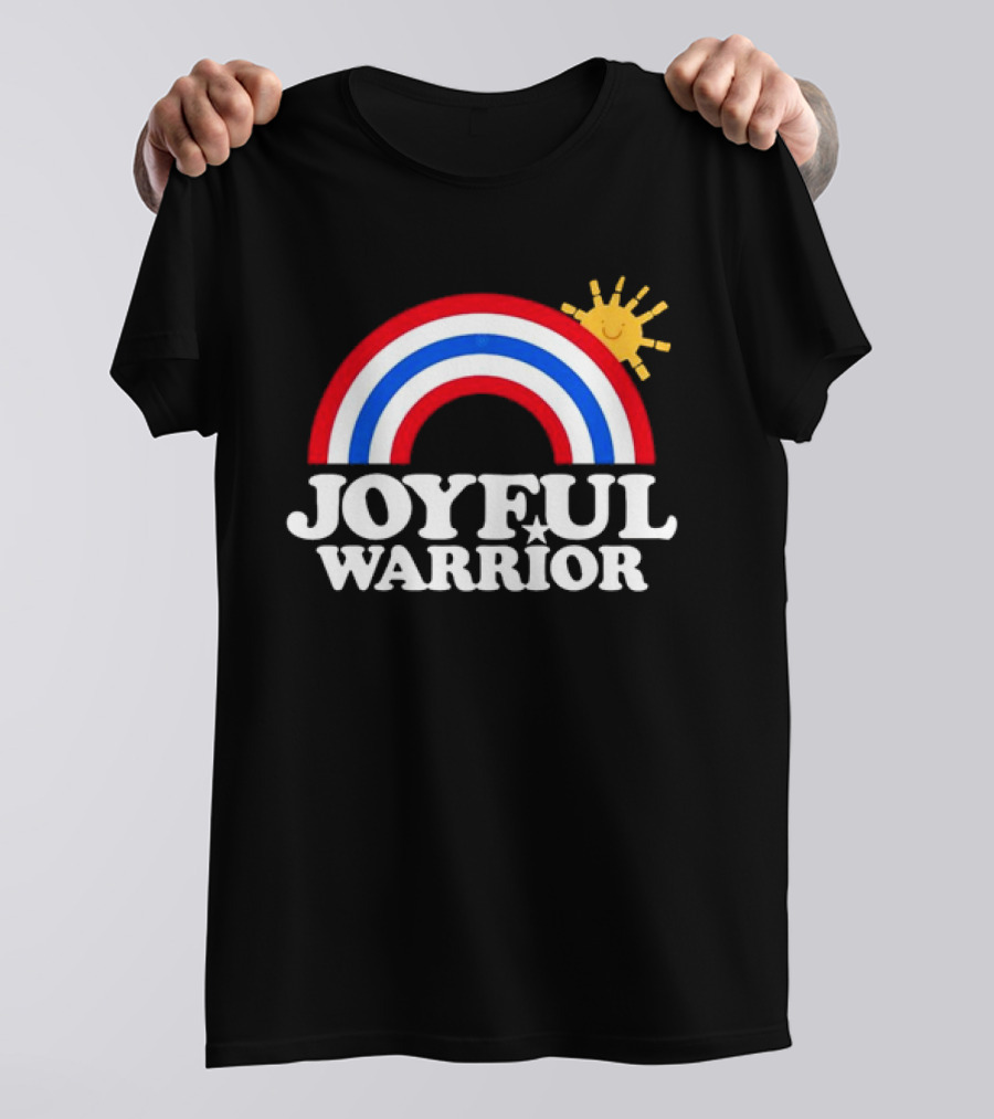 Joyful Warrior Rainbow Sunburst T-Shirt