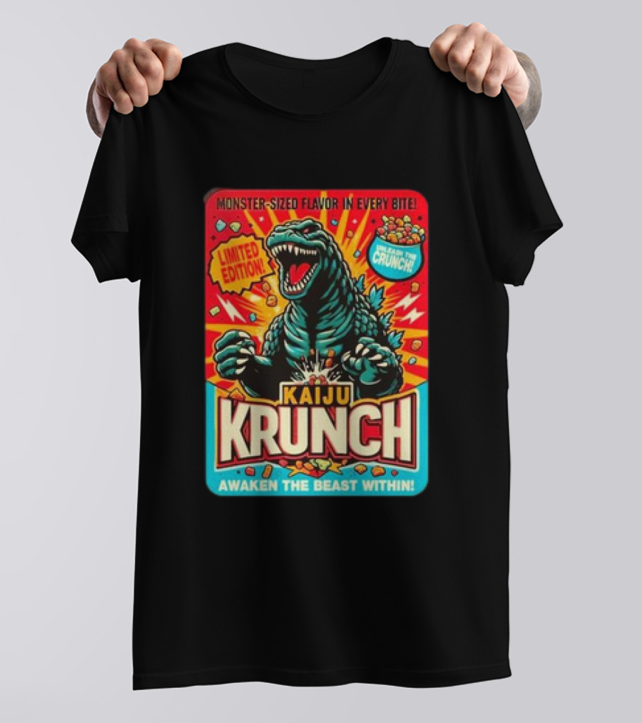 Kaiju Krunch Monster-Sized Flavor Awaken The Beast Within T-Shirt