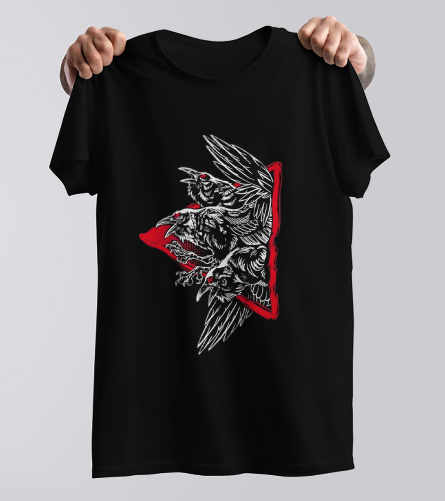 Red Ravens Trio Omen T-Shirt