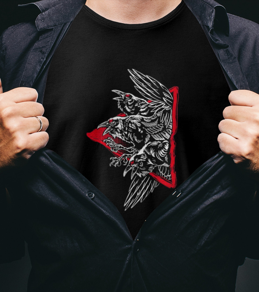 Red Ravens Trio Omen T-Shirt