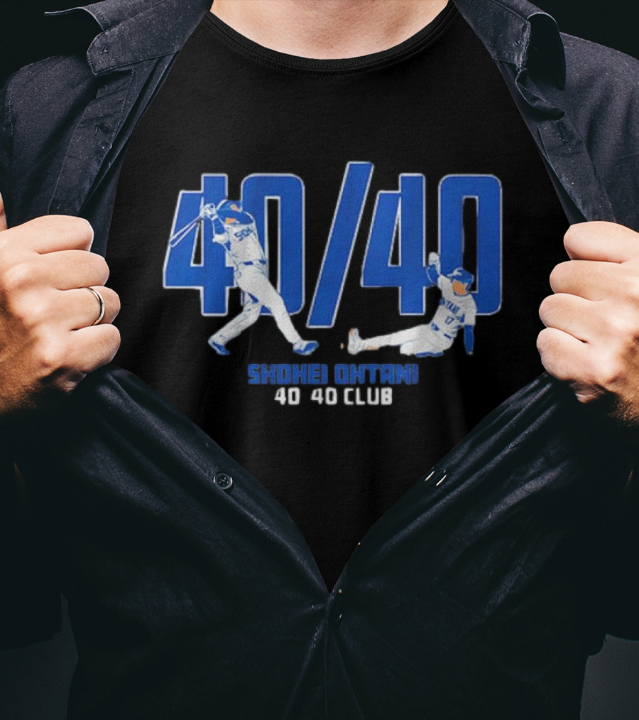 Shohei Ohtani 40/40 Club Los Angeles T-Shirt