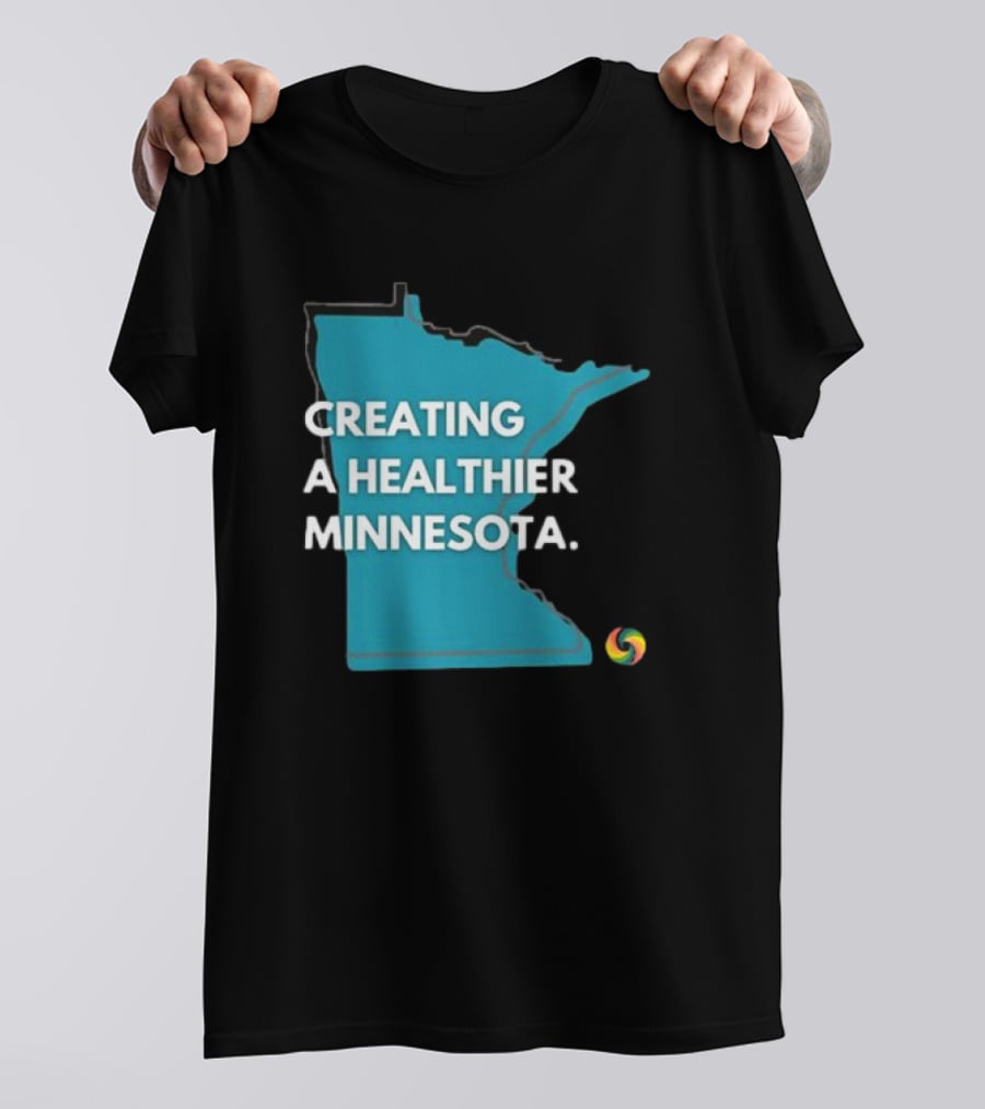 Creating A Healthier Minnesota State Logo With Swirl T-Shirt