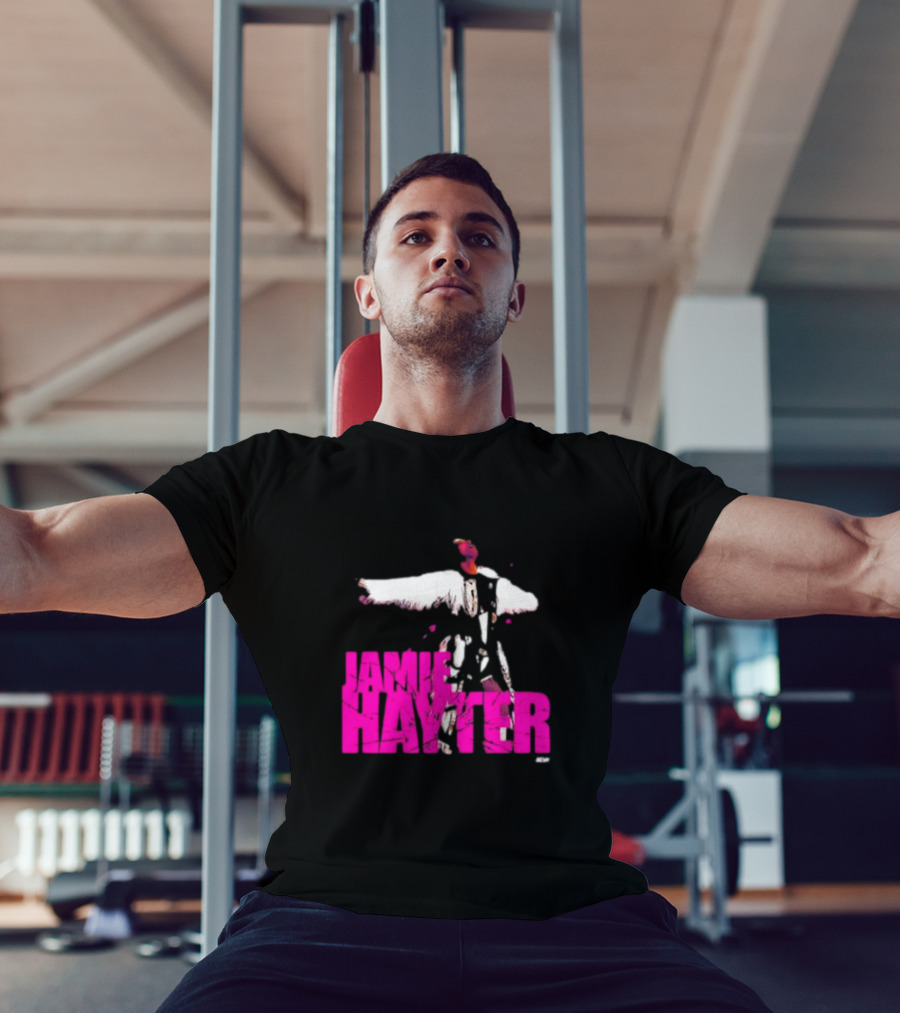 Jamie Hayter Bold Pink Wrestler Aesthetic T-Shirt