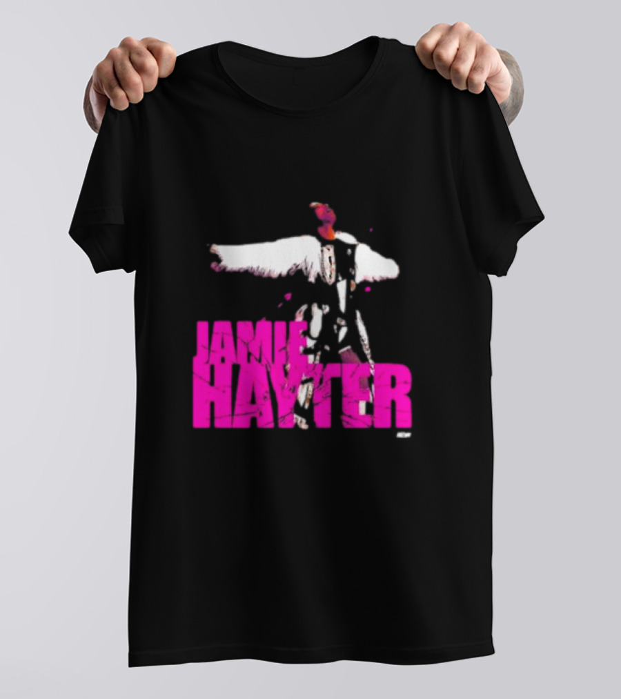 Jamie Hayter Bold Pink Wrestler Aesthetic T-Shirt