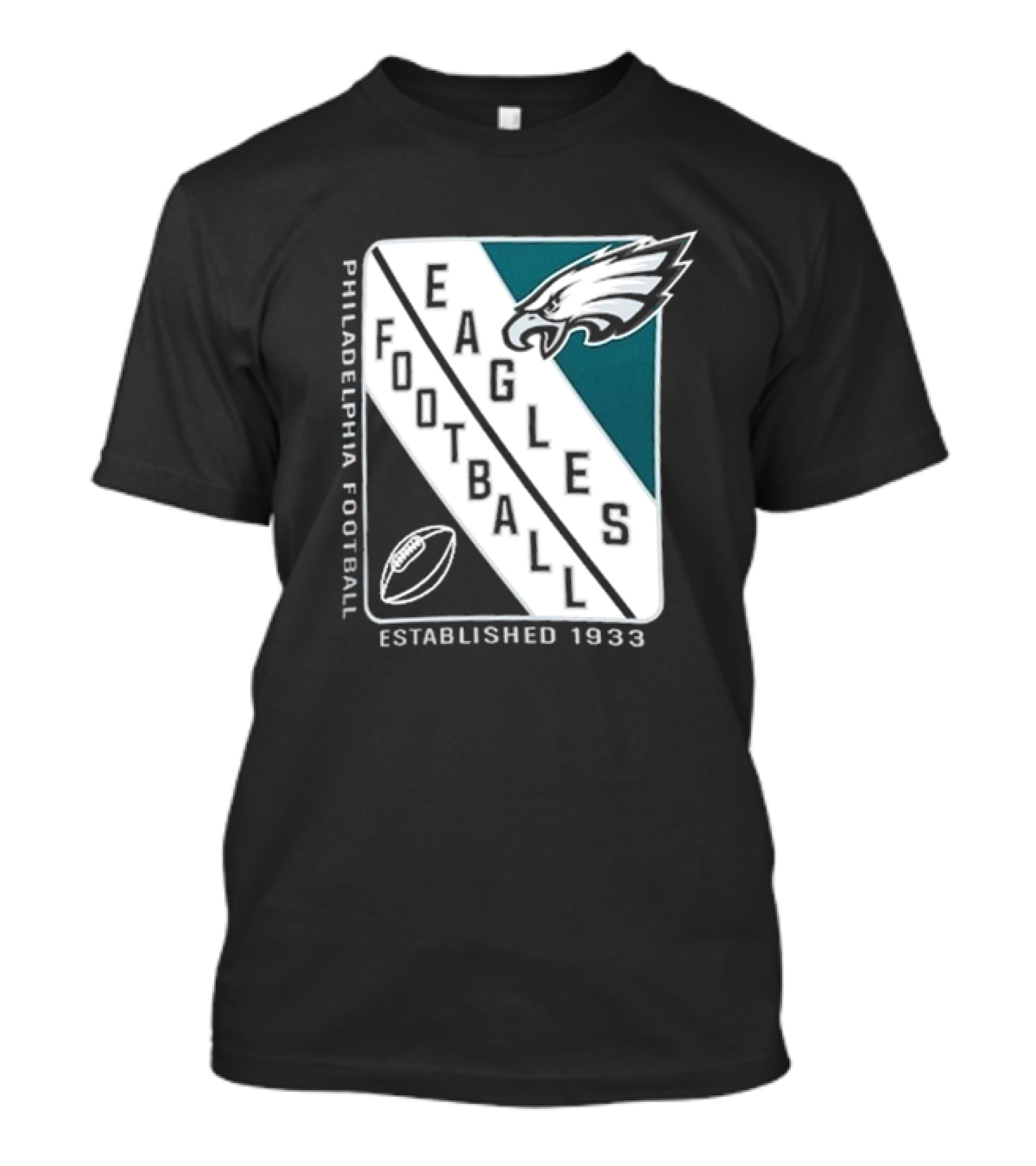 Philadelphia Eagles Football Shield Logo Established 1933 T-Shirt