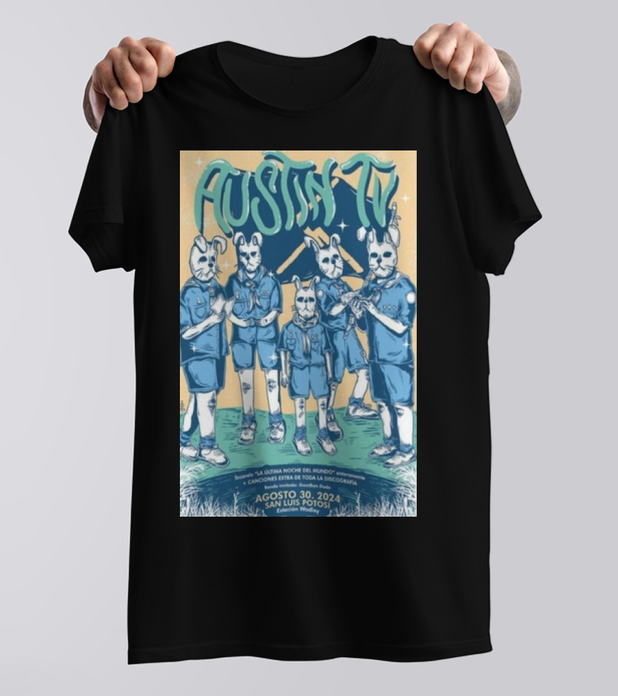 Austin TV La Última Noche Del Mundo San Luis Potosí Estación Wadley Agosto 30 T-Shirt