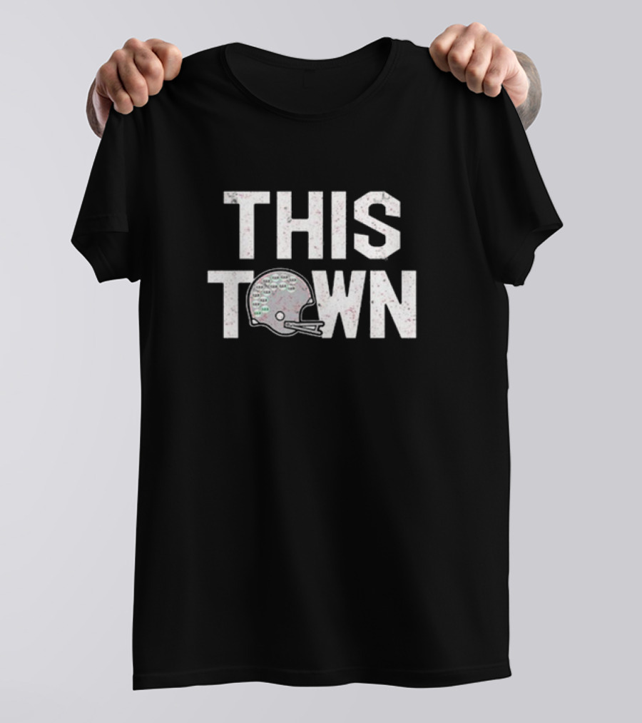 O.A.R This Town Columbus Football Helmet August 29 T-Shirt