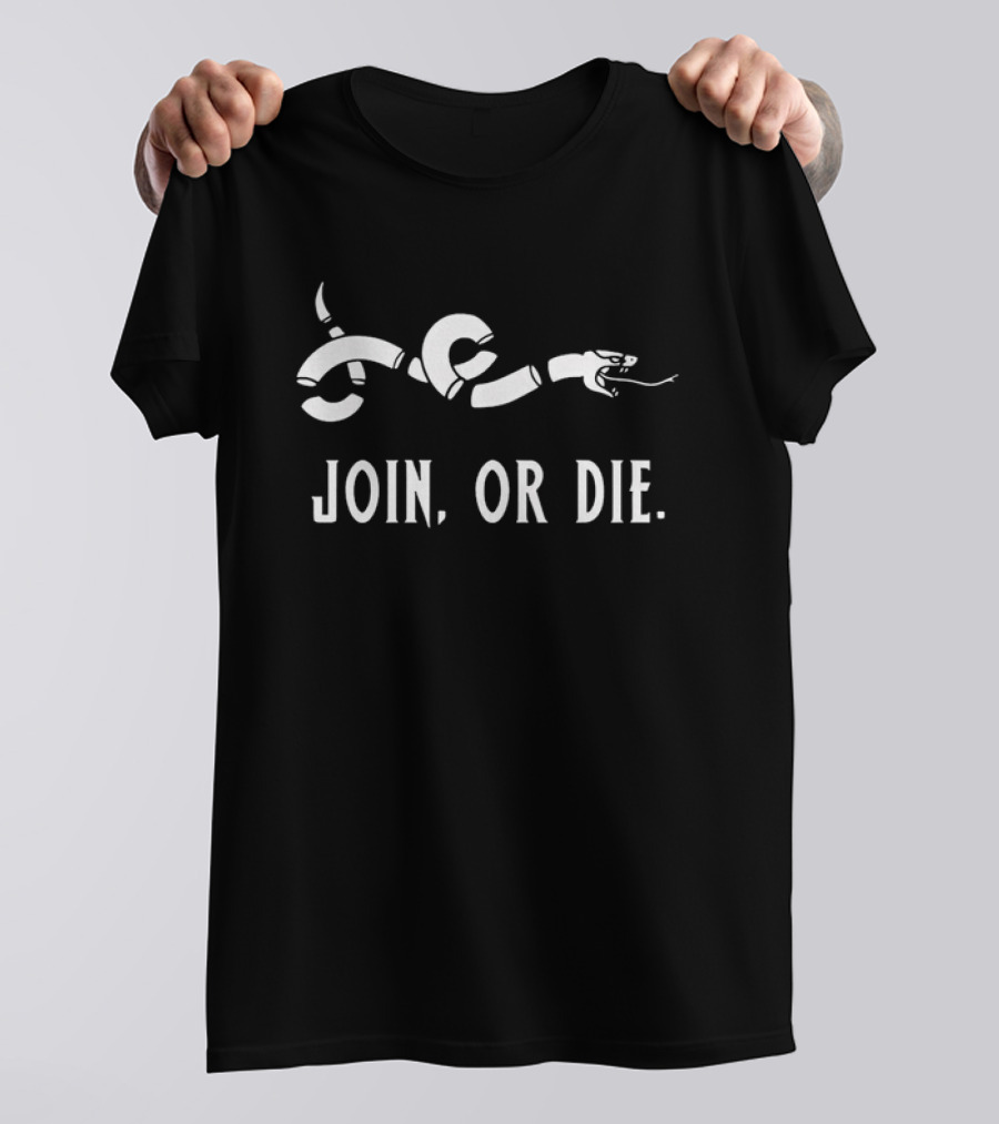 Snake Join Or Die Iconic Revolutionary T-Shirt