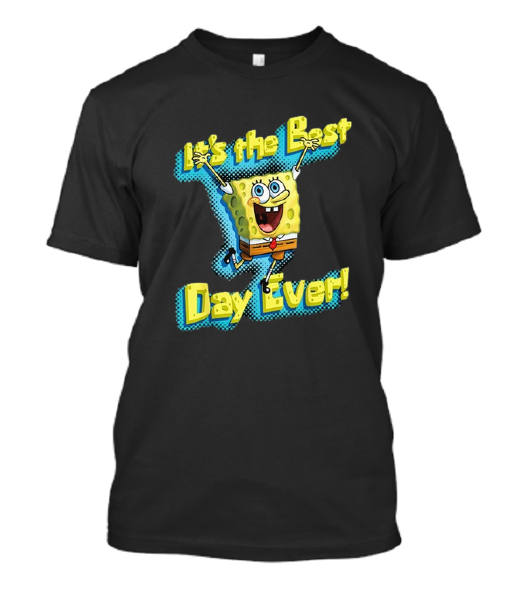 SpongeBob SquarePants It's The Best Day Ever Enthusiastic Pose T-Shirt