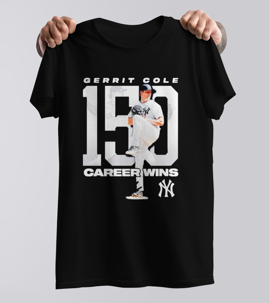 Gerrit Cole 150 Career Wins New York Yankees T-Shirt