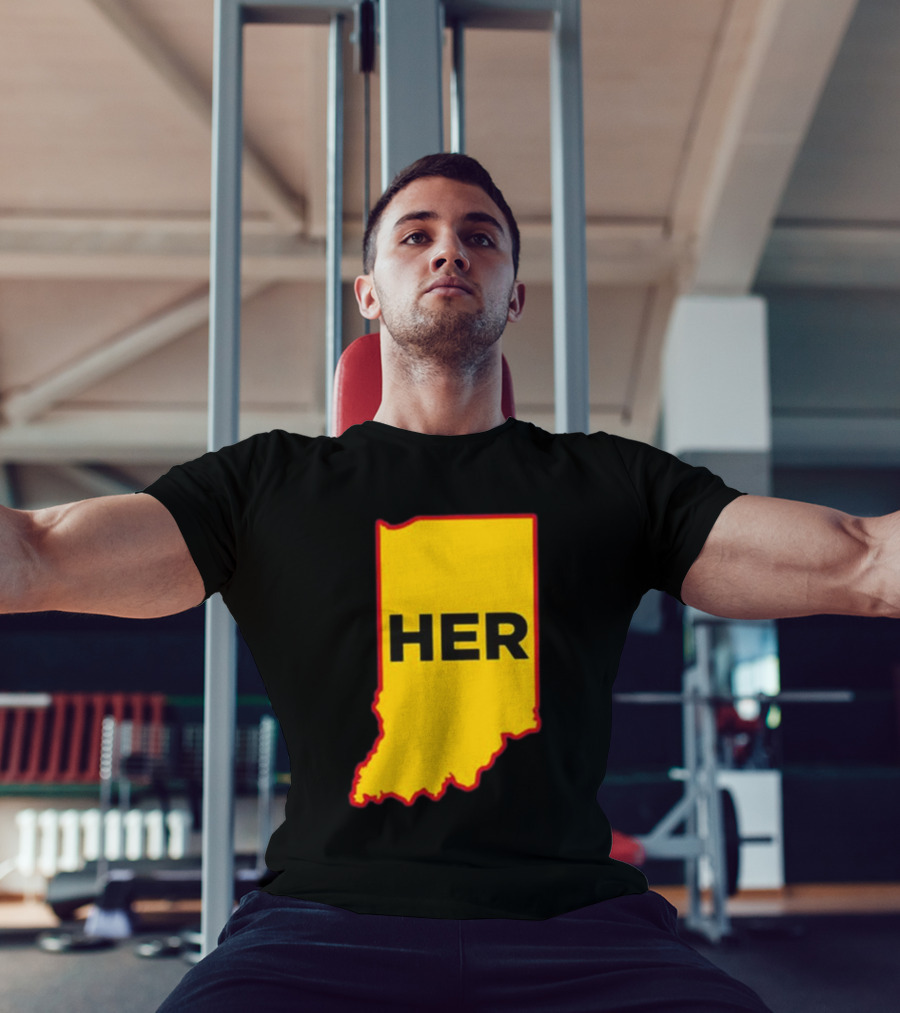Indiana HER Map T-Shirt