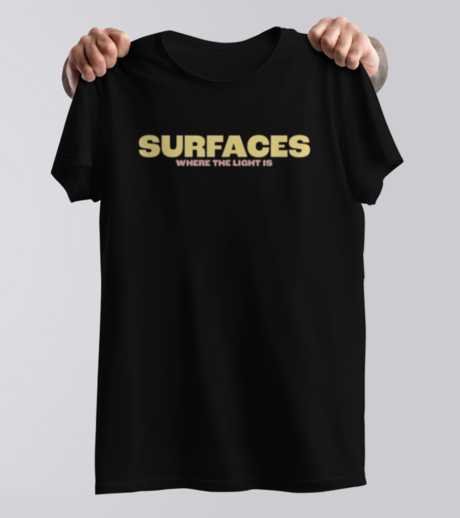 Surfaces Where The Light Is Album Merchandise T-Shirt