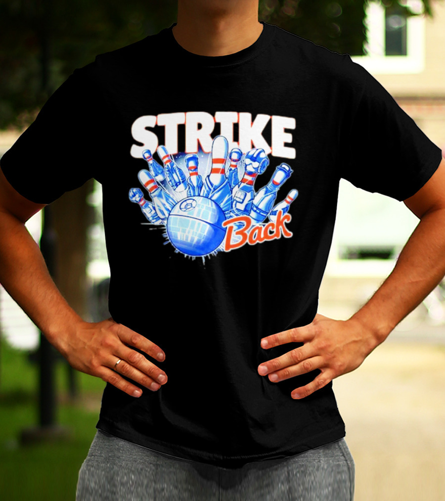 STRIKE Back Bowling And Star Wars Mashup T-Shirt
