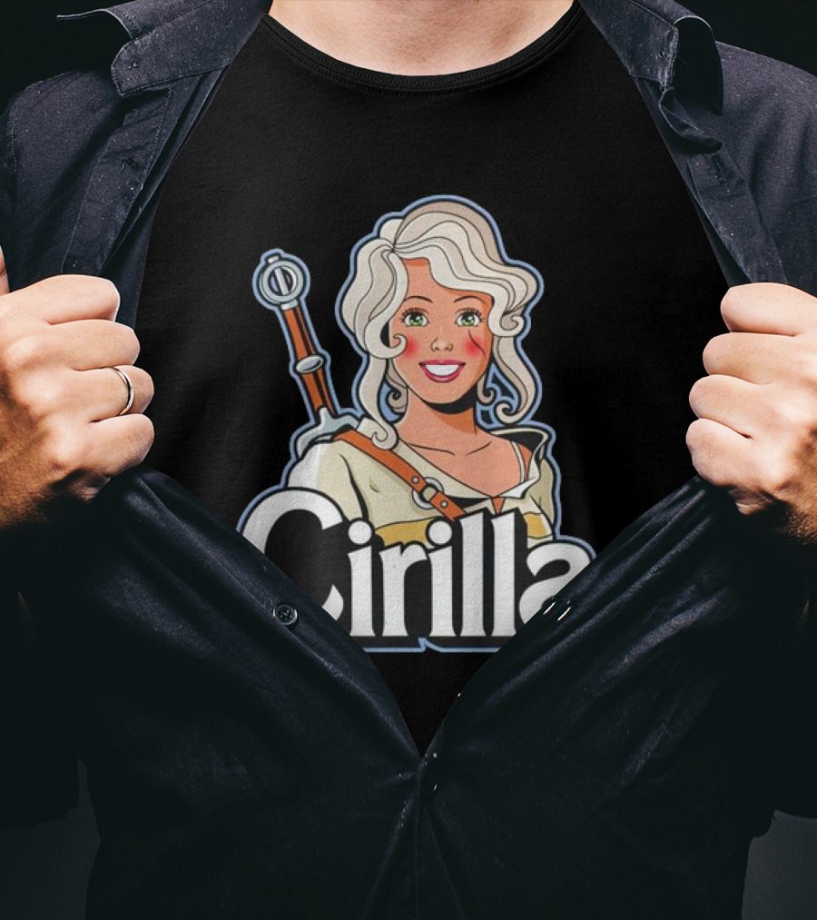 Cirilla Cartoon Style The Witcher Ciri T-Shirt
