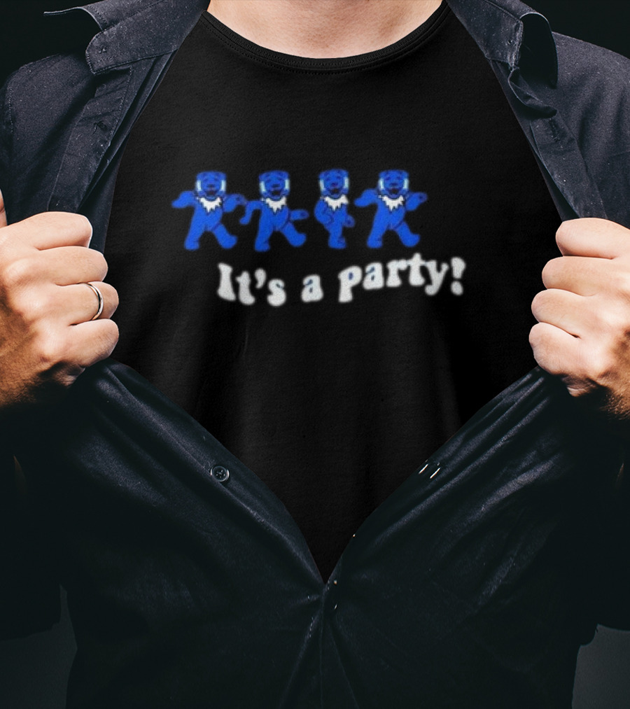 Kentucky Grateful Cats Dancing With It's A Party T-Shirt