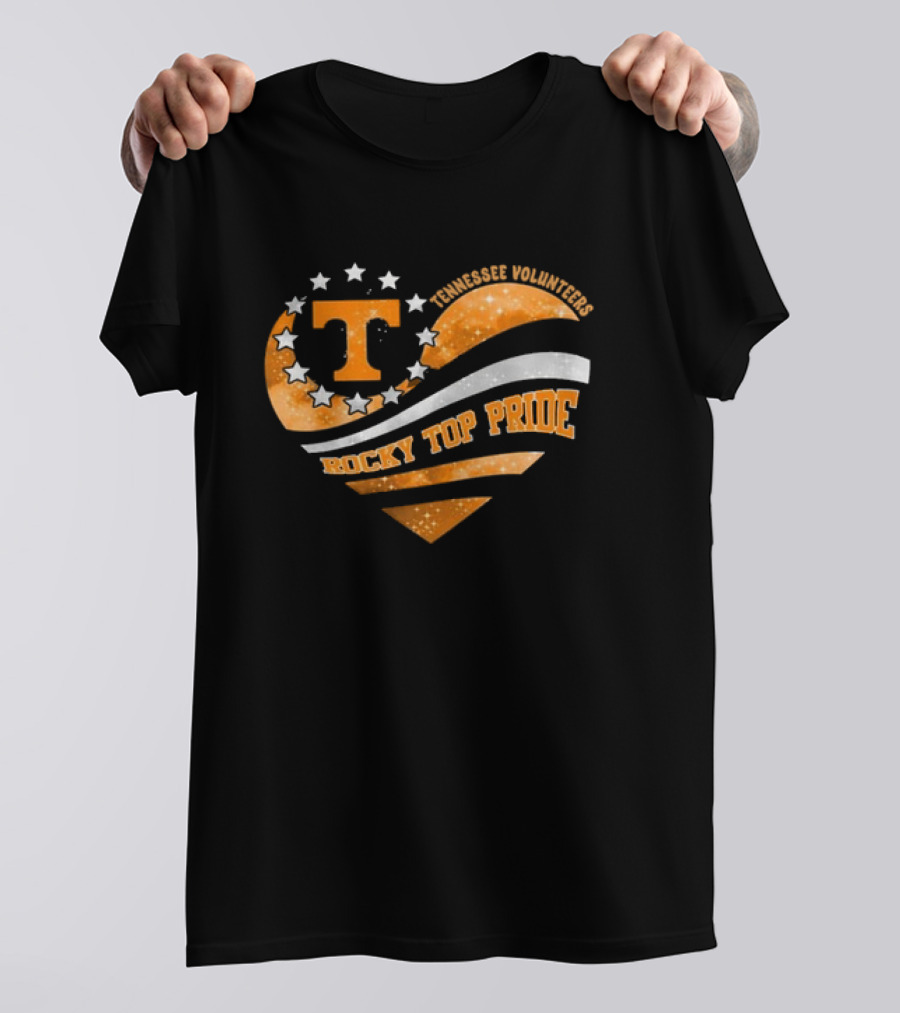 Tennessee Volunteers Heart T Rocky Top Pride T-Shirt