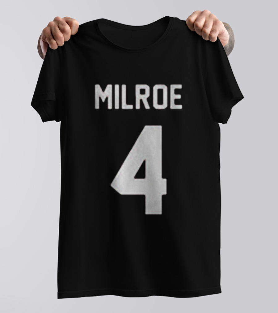 Alabama Football Milroe 4 Shirsey T-Shirt
