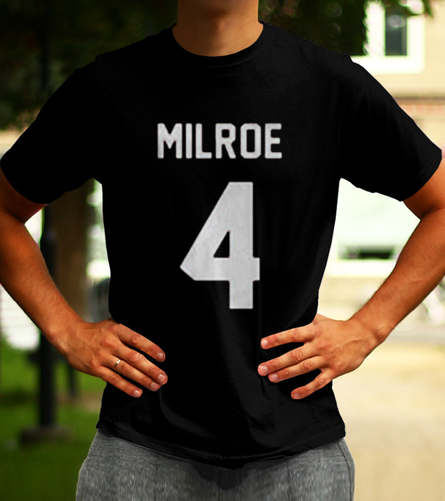 Alabama Football Milroe 4 Shirsey T-Shirt