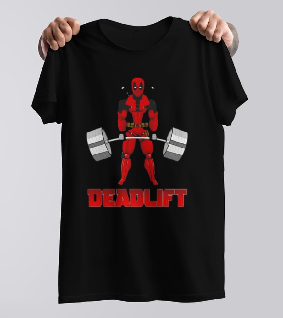 Deadpool Papa Swolio Deadlift T-Shirt