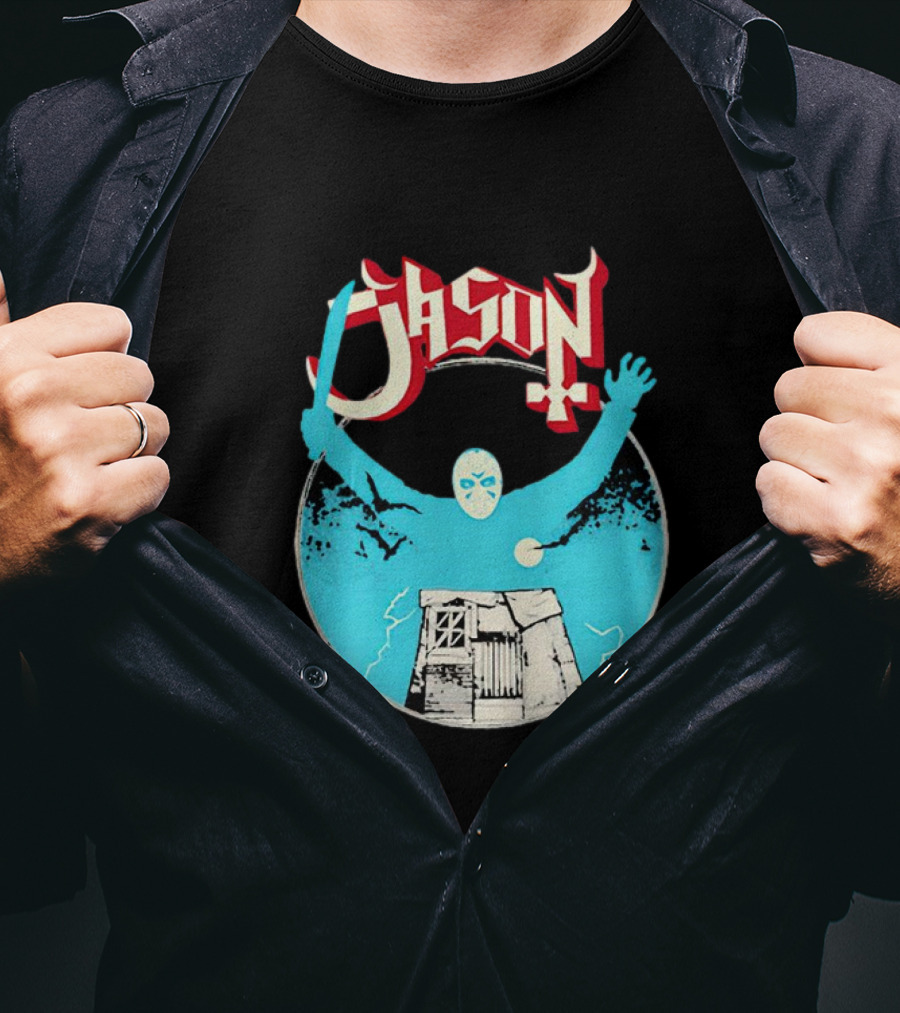 Jason Ghost Heavy Metal Turbo Cabin And Mask T-Shirt