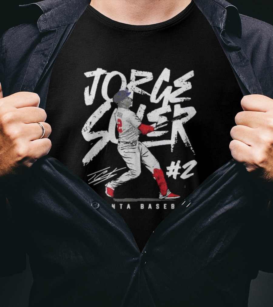 Jorge Soler #2 Atlanta Baseball Signature T-Shirt
