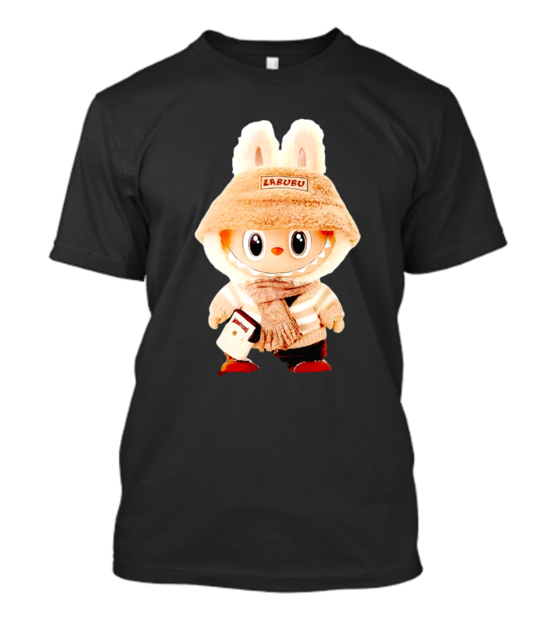 Labubu Bunny Hoodie With Scarf And Bag Accessories T-Shirt