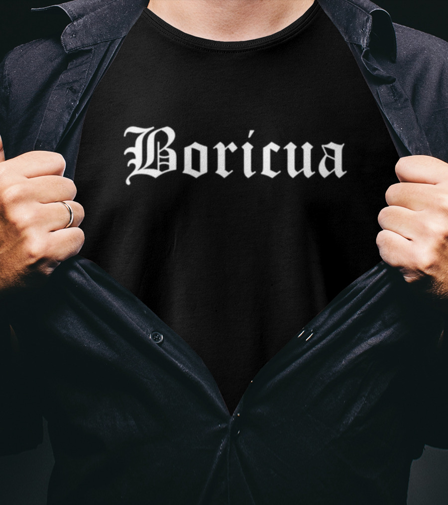 Borícua Devon Rodriguez Style Celebrating Puerto Rican Heritage T-Shirt