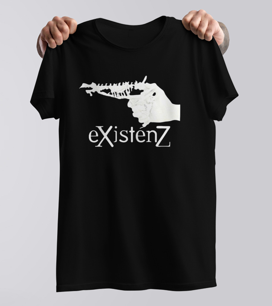 Gristle EXistenZ Skeletal Gun T-Shirt