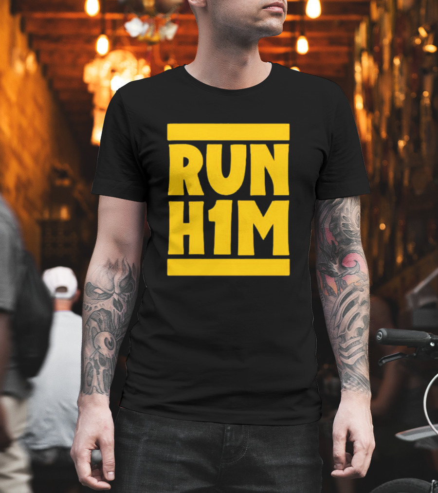RUN H1M Street Art Graffiti T-Shirt