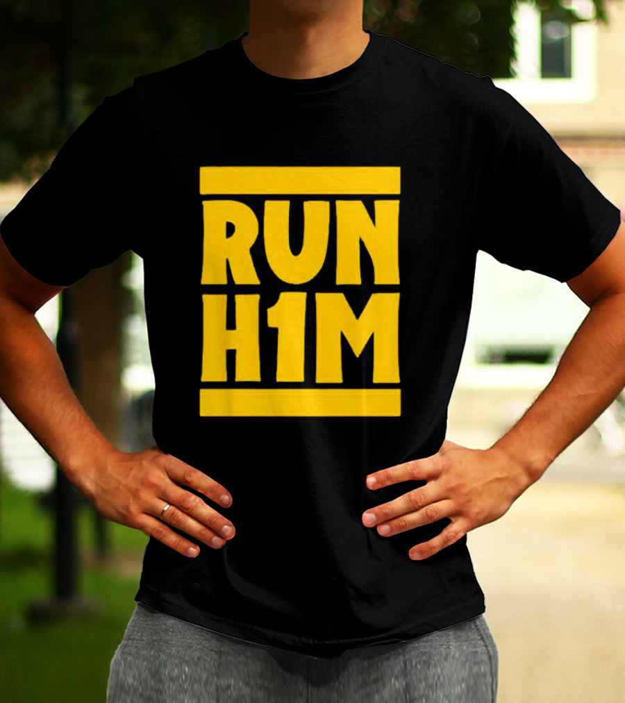 RUN H1M Street Art Graffiti T-Shirt