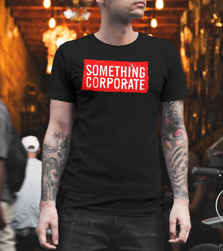 Something Corporate Bold Red Iconic T-Shirt