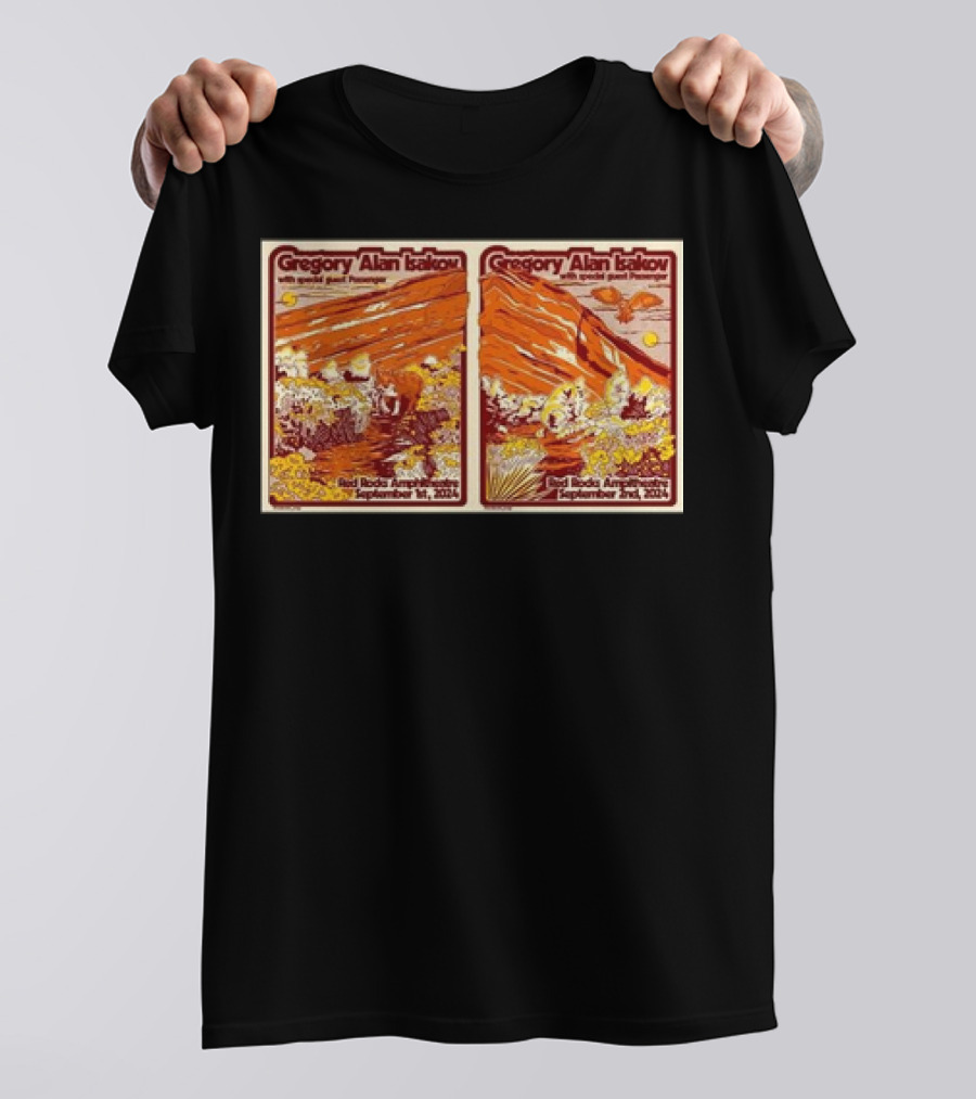 Gregory Alan Isakov With Special Guest Red Rocks Amphitheatre September 1st 2nd T-Shirt