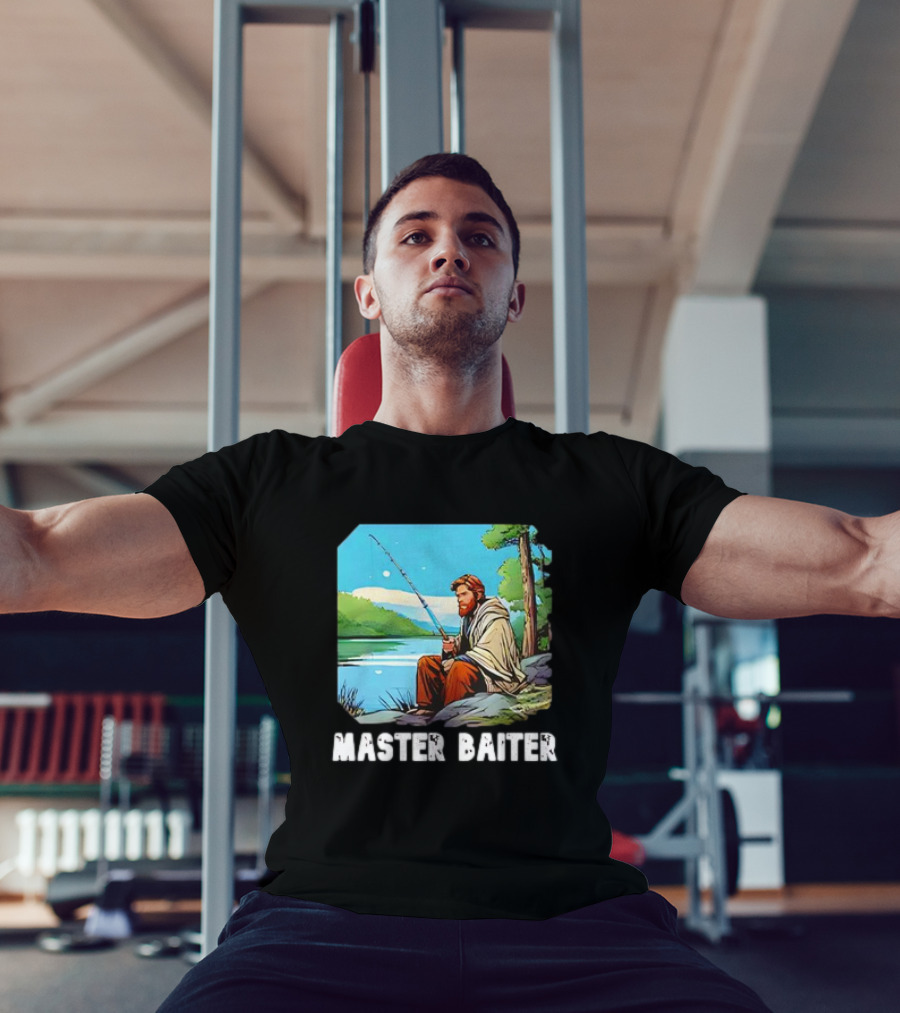 Obi-Wan Kenobi Fishing Master Baiter Forest Scene T-Shirt