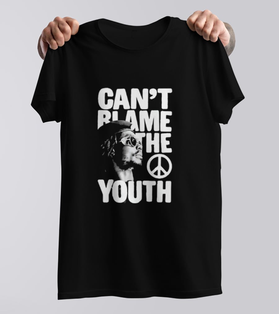 Can't Blame The Youth Peace Symbol Peter Tosh T-Shirt