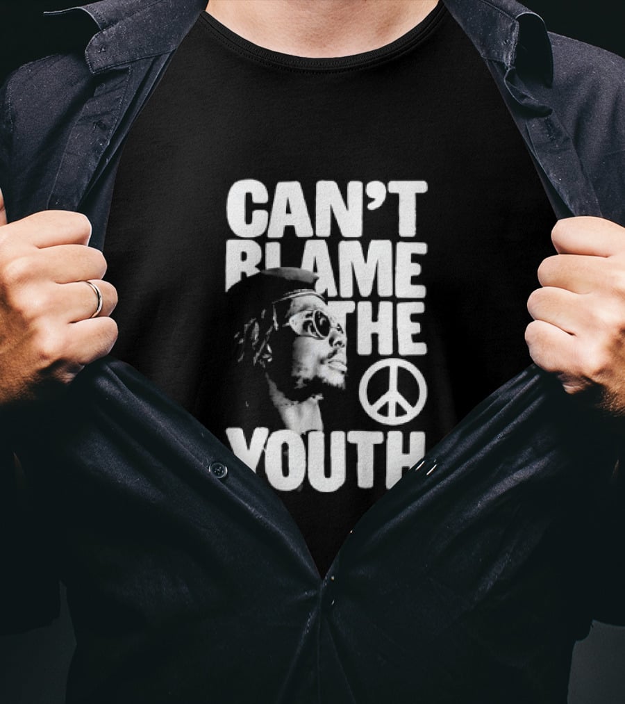 Can't Blame The Youth Peace Symbol Peter Tosh T-Shirt
