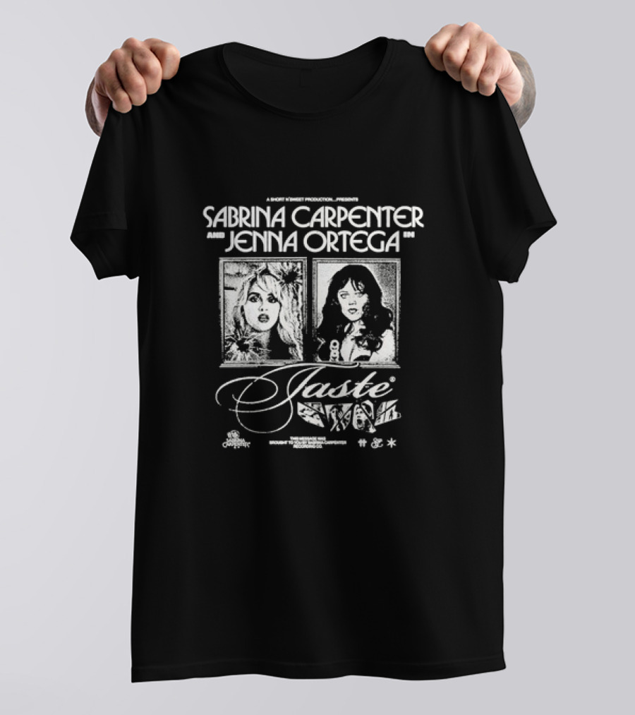 Sabrina Carpenter And Jenna Ortega In A Short X Sweet Production Presents Taste T-Shirt
