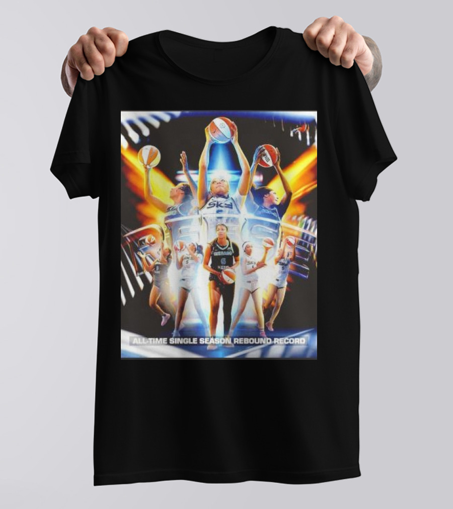All-Time Single Season Rebound Record WNBA Angel Reese T-Shirt