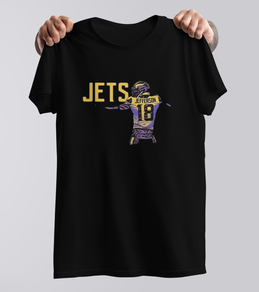 Anthony Edwards Jets Justin Jefferson Football Jersey 18 T-Shirt