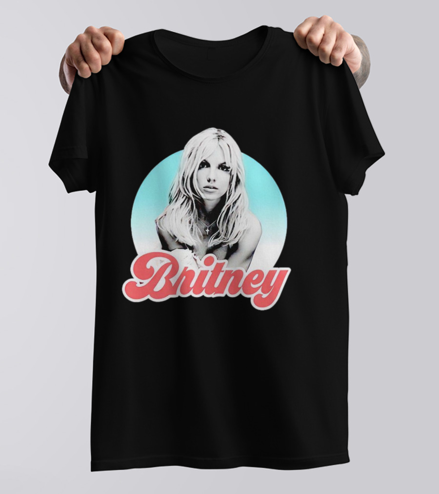 Britney Spears Retro Style Bootleg Fan T-Shirt