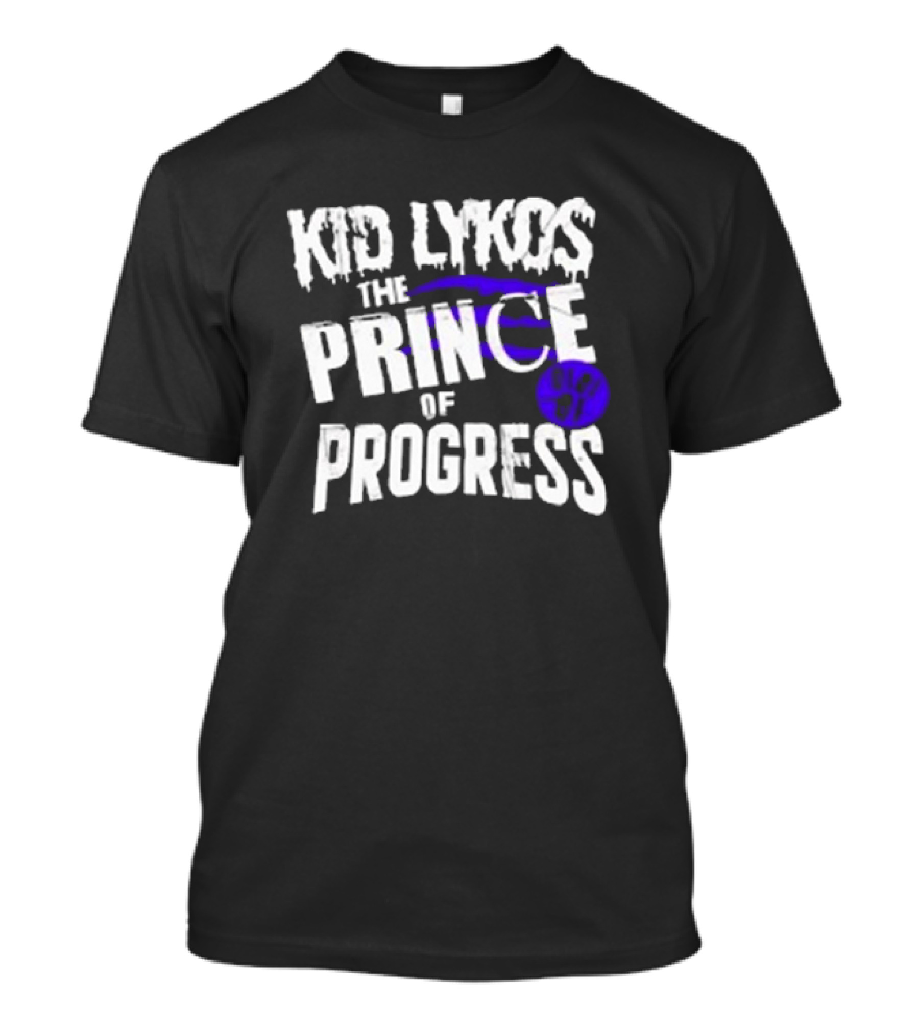 Kid Lykos The Prince Of Progress With Paw Prints T-Shirt