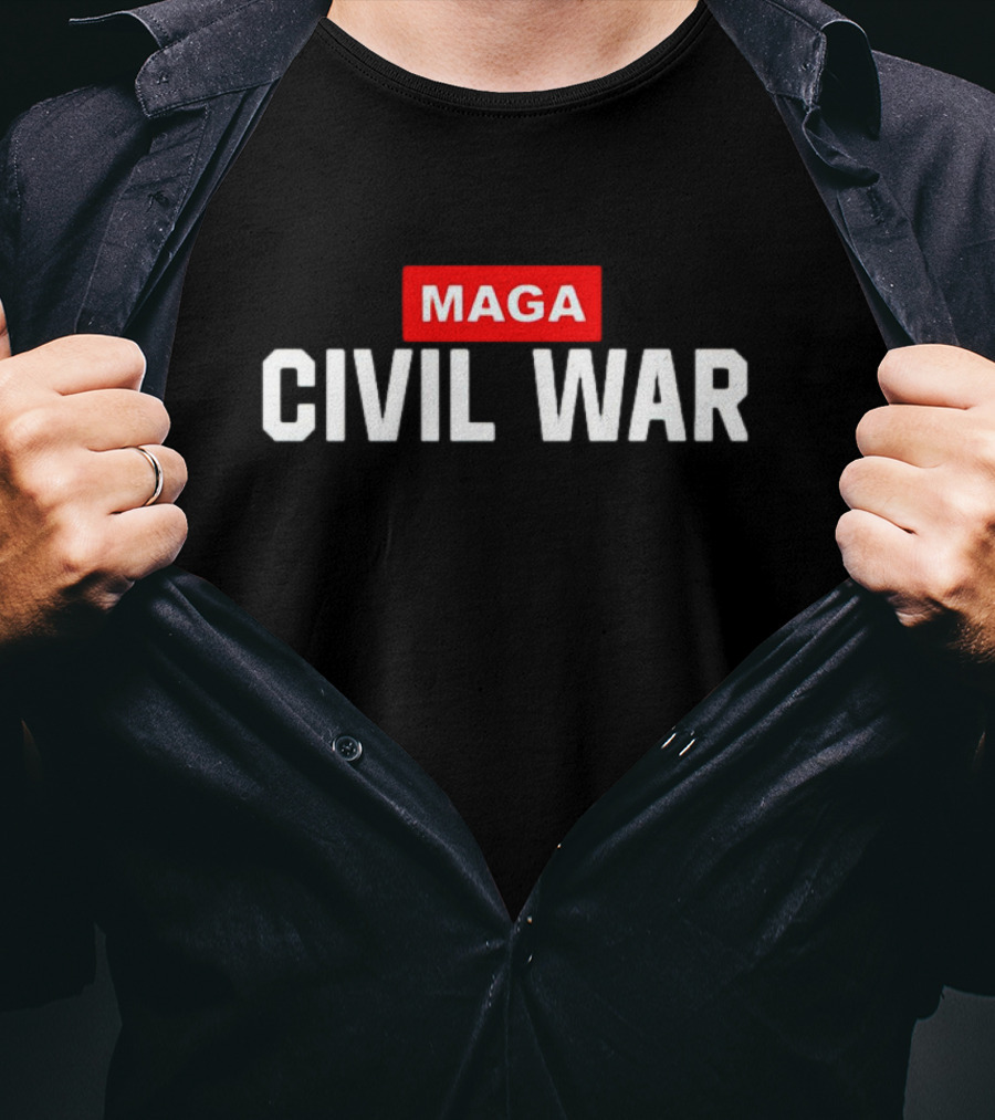MAGA Civil War Political T-Shirt