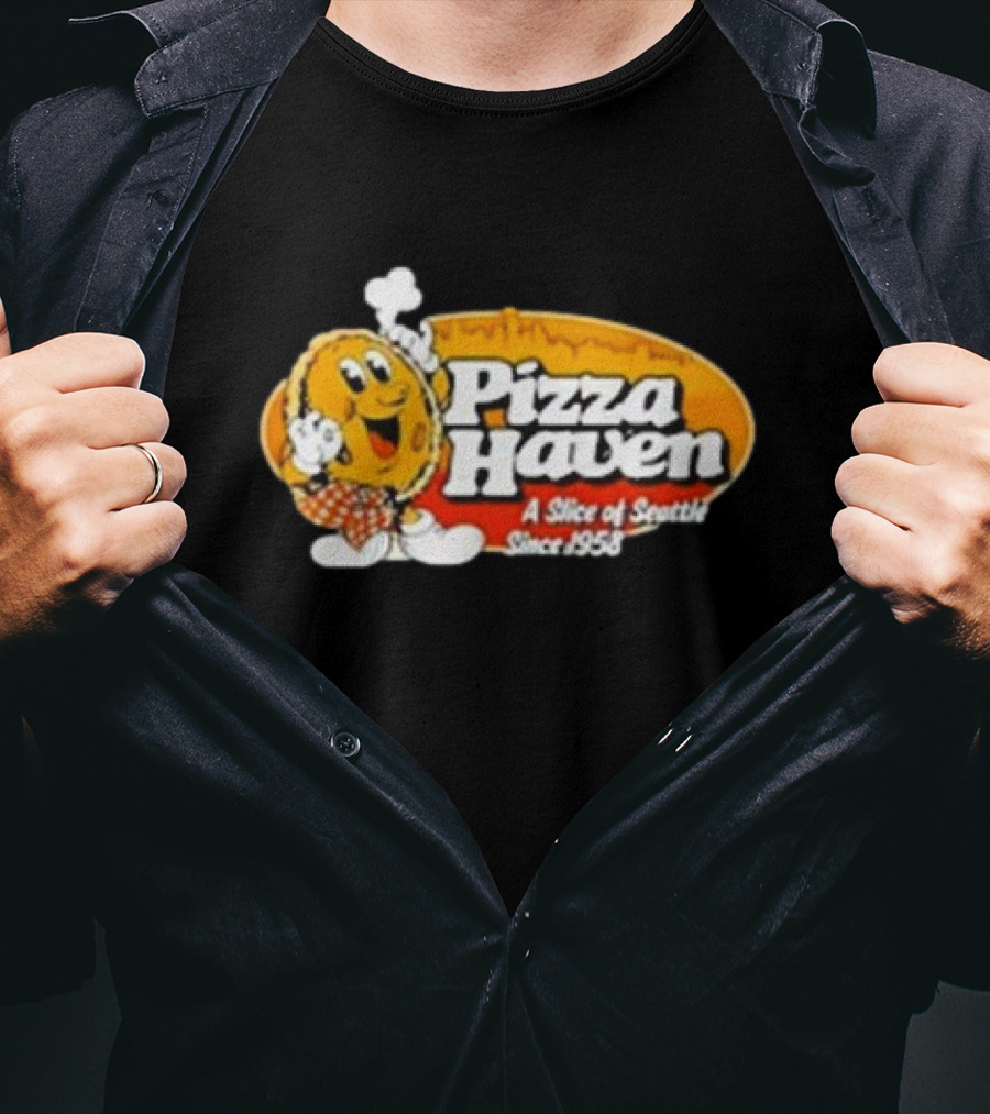 Pizza Haven A Slice Of Seattle Since 1958 Vintage T-Shirt