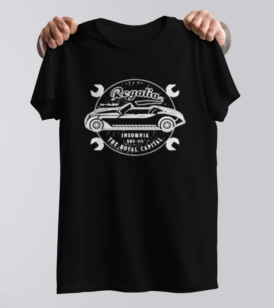 Regalia Insomnia Rhs 113 The Royal Capital Car Wrench Circle T-Shirt